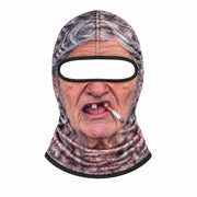 Funny Old Man Ski Mask Realistic